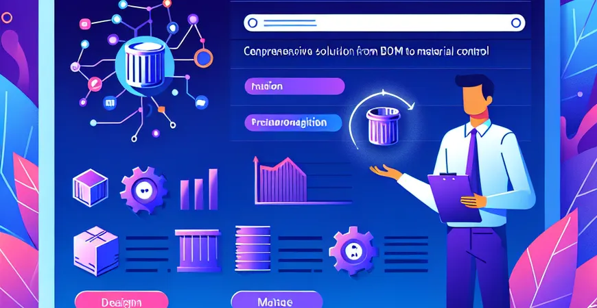  物料浪费严重？从BOM管理到领料控制的完整解决方案  